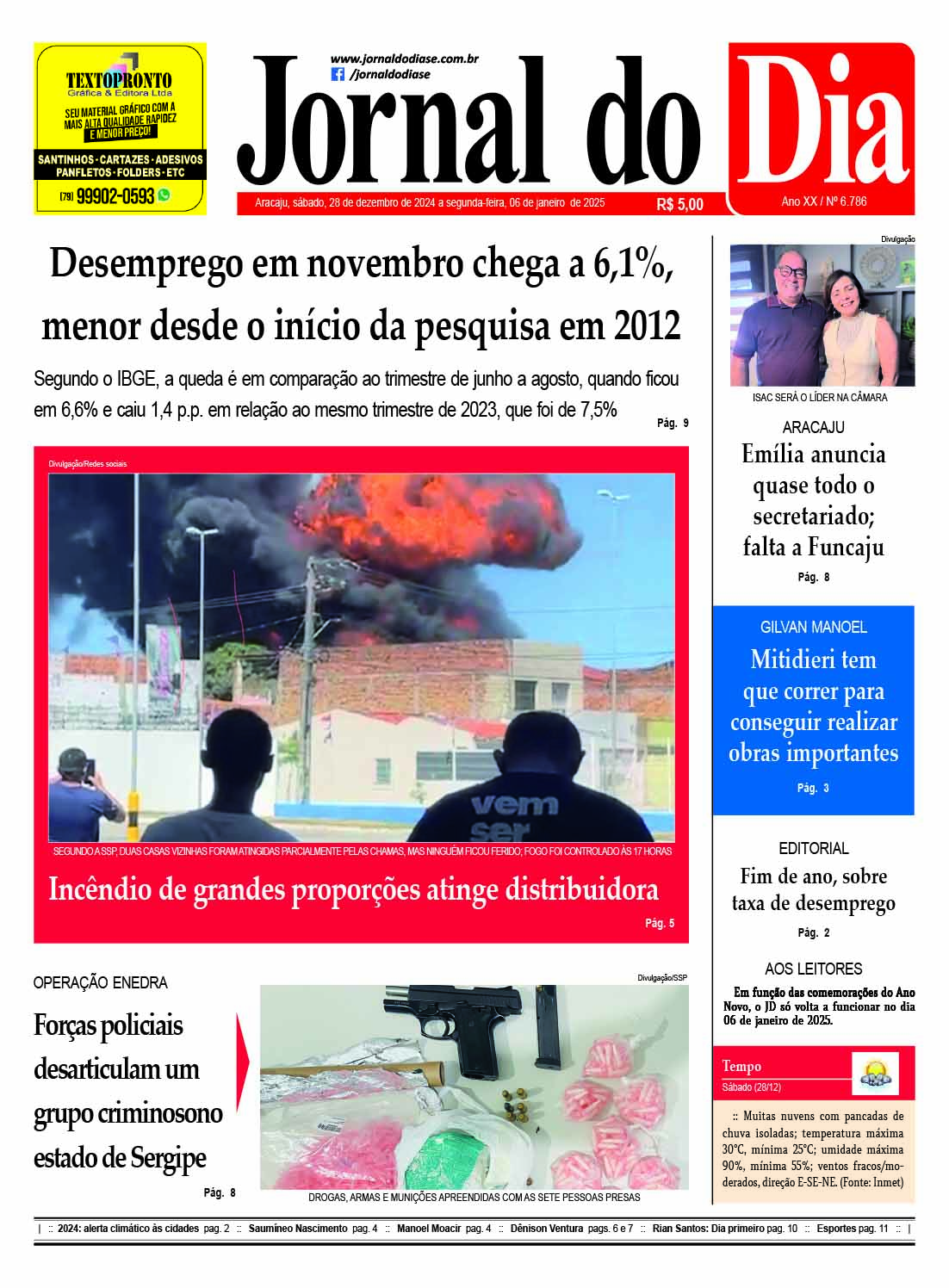 Capa do dia