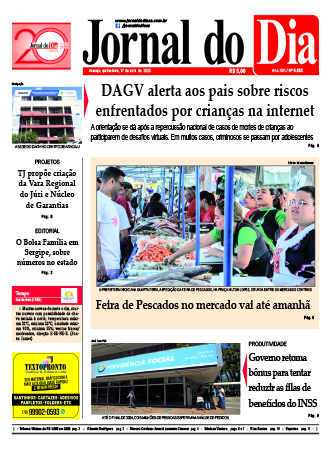 Capa do dia