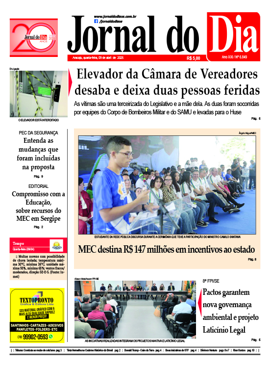 Capa do dia